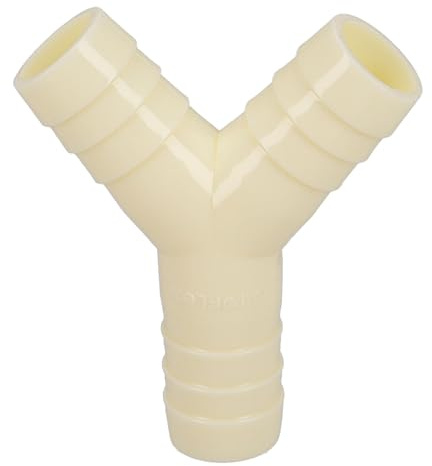 easyPART Kompatibel/Ersatz für EUROPART 10006160 Universal Ablaufschlauch Verbinder Y-Verteiler Gabelanschluss Y-Stück Druckluft 3Weg für 19/19/19mmØ Waschmaschine Geschirrspüler Spülmaschine
