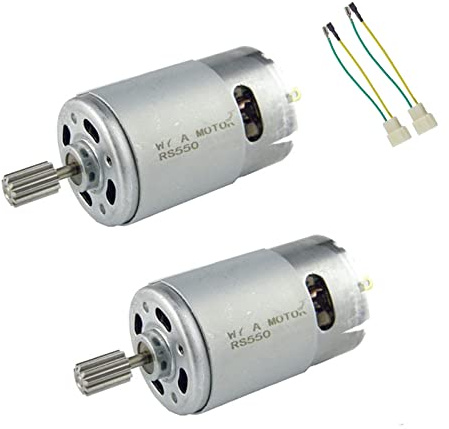 CHANCS Starke Magnetische Interferenz Motor 550 DC 12V 18000RPM DIY Modellbau Teile Spielzeug Handmade Zubehör 2PCS