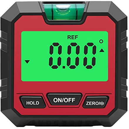 Rianpesn Magnetischer Winkelsucher Digital,Angle Cube Digitaler Winkelmesser Füllstandsanzeige - Elektronische Wasserwaage zum Aufhängen von Bildern, Zimmerleuten, Maßen und Winkeleinstellungen
