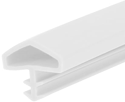 jackfru Guarnizione in gomma per porte e finestre, 30 m, autoadesiva, per porte e finestre, anti-collisione, in gomma espansa, per isolamento acustico (30 m, bianco)