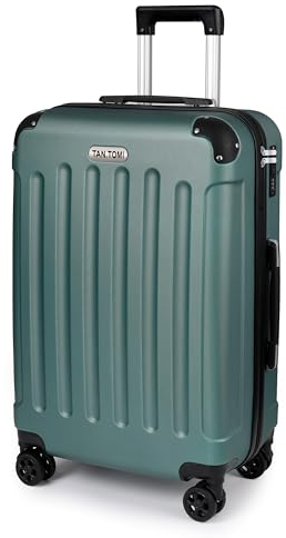 TANTOMI Koffer Groß, Reisekoffer, Hartschalenkoffer Trolley Koffer mit Rollen, Koffer mit 3-Stelliges Codeschloss, Zahlenschloss Teleskopgriff, Suitcase für Reisen Geschäft