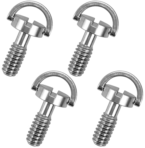 Tornillo De 1/4 Pulgadas,4 Piezas De Acero Inoxidable Para Trípode De Cámara, Tornillos Sujeción Camara,Tornillo De Montaje De Cámara De Acero Inoxidable Para Trípode De Cámara Monopie