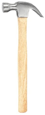 Tyenaza Claw Hammer, High Carbon Steel Head Wooden Handle Easy Using Hammer for Home Decoration Carpentry