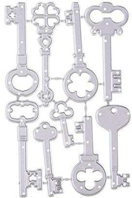 Wilgure Schlüssel Metall Stanzformen Schablone Scrapbooking Album Stempel Papier Karte Für Handgemachte Grußkarten Prägung Handwerk Metall Stanzformen Für Papier