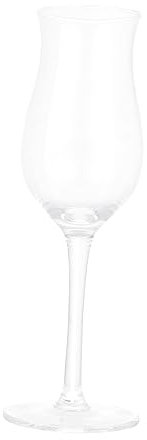 TOPBATHY Crystal Whiskey Tasting Glass Fine Tulip Goblet Smooth Aroma Glass for Wine Parties and Weddings