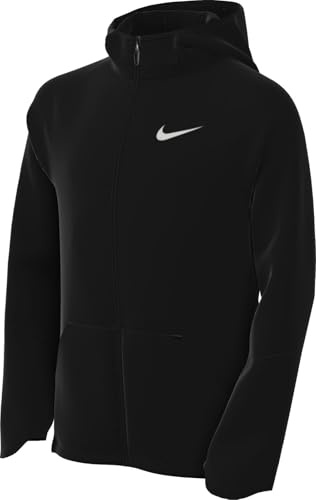 Nike Jacket K Nk Df Uv Woven Jkt, Black/Reflective Silv, FZ5213-010, L