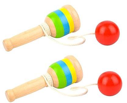 JOINPAYA 2 Stücke Kinder Kendama Cup Spielzeug Hand-Auge-koordination Spiel Für Holzspielzeug Für Kinder