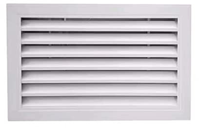 HIFRQVVC Lüftungsgitter-Abdeckung, Aluminiumlegierung, zentrale Klimaanlage, Luftauslass-Fensterläden, Lüftungsgitter-Abdeckung, Abdeckung for Lüftungsschlitze/Lüftungsschlitze(10inch)