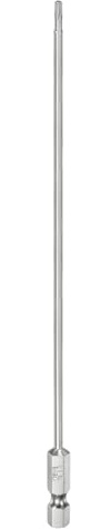 QUARKZMAN T8 Punte Cacciaviti Torx Sicurezza 8 L Set Precisione | Gambo Esagonale 1/4, Acciaio S2, Magnetiche, Antimanomissione, Testa Torx e Foro, per Punte Trapano Rimuovere Viti Fissaggio