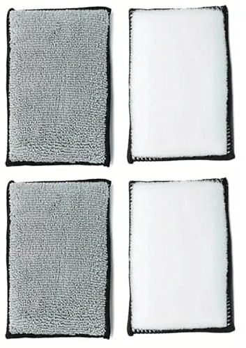 Lot de 4 éponges multi-usages pour intérieur et extérieur de voiture