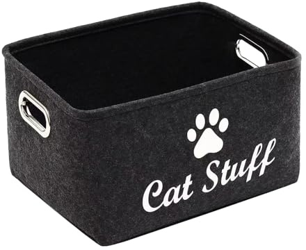 Ronyme Haustier Spielzeug Organizer Box, Hunde Leckereien Organizer Boxen, Hundezubehör, Aufbewahrungsbehälter für Hundebekleidung Und Zubehör, Hundespielzeu