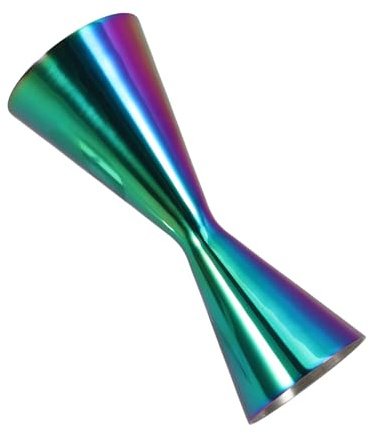 LIFKOME Jigger Per Barman in Acciaio Inox 304 a Doppia Testa 30/45 Ml Colorato Misurino Per Cocktail Professionale Strumento Di Misurazione Per Bar e Casa