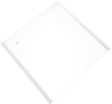 HOMSFOU Estante de vidrio templado para refrigerador, tablero de vidrio duradero para almacenamiento de alimentos frescos, fácil instalación, múltiples escenarios, bandeja de inserción para nevera