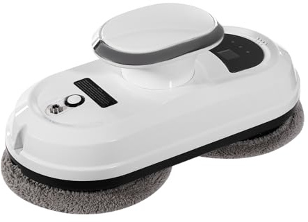 Robot Lavavetri, Con Telecomando, Robot Lavavetri Automatico, Navigazione Intelligente, Sistema Sicurezza E 10 Panni Per Pulire Finestre Incorniciate Case, Ufficio, Camere Classe, Ecc