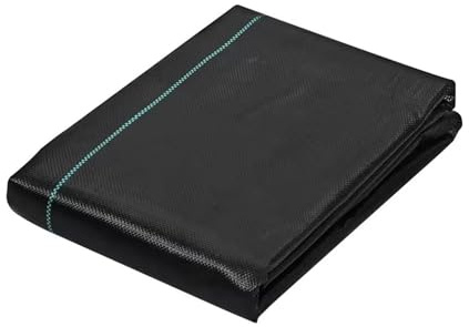 DIWAL Unkrautvlies Gartenvlies Unkrautstopp Unkrautfolie Für Garten Blumenbeet Gemüsebeet Terrasse Hof Auffahrt Langlebig UV Beständig Atmungsaktiv Wasserdurchlässig Abdeckung(1m x 200m)