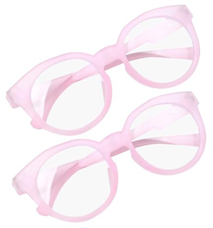Holibanna 2 Piezas Gafas Infantiles Bloqueo Luz Azul Unidades Protectoras para Ordenador y Lectura Diseño Ergonómico Cómodo sin Presión Filtro Antirreflejo para Estudio y Colores Naturales