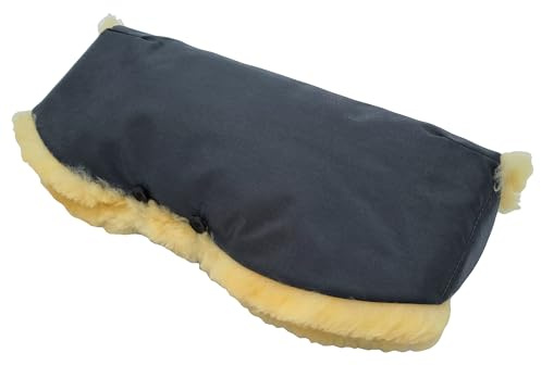 Calentador de manos de piel de cordero hecho a mano | manguito de mano, funda para cochecito de bebé, etc. | resistente a la intemperie | producción alemana