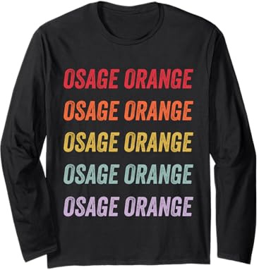 Orange Osage Manche Longue