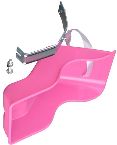 Oxxggkao Universals Fahrrad Puppensitz für Mädchen, Kunststoffträger, Fahrradaufsatz, geeignet für die meisten Puppen und Kuscheltiere, Stabiler Puppenhalter und Sitzträger