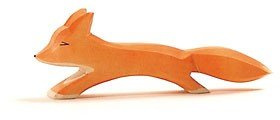 OSTHEIMER 15202 Fuchs groß laufend aus Holz Höhe 4,5cm Tiere in Wald & Flur