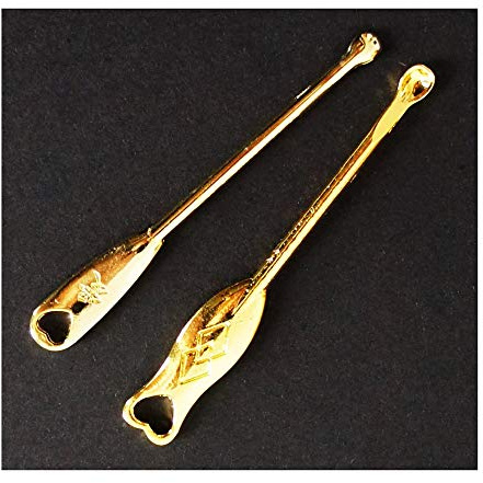 09 Earpick Metall Ohr Wachs-Entferner Cleaner - Buy 1 Get 1 Free! (Gold)