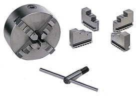 Mandrino autocentrante per tornio 4+4 griffe Ø 130mm