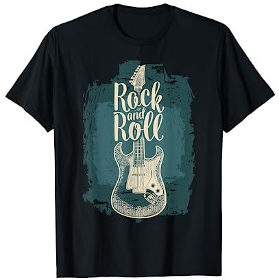 Gitarre Shirt. Jahrgang Guitar T-Shirt. Retro Vintage T-Shirt