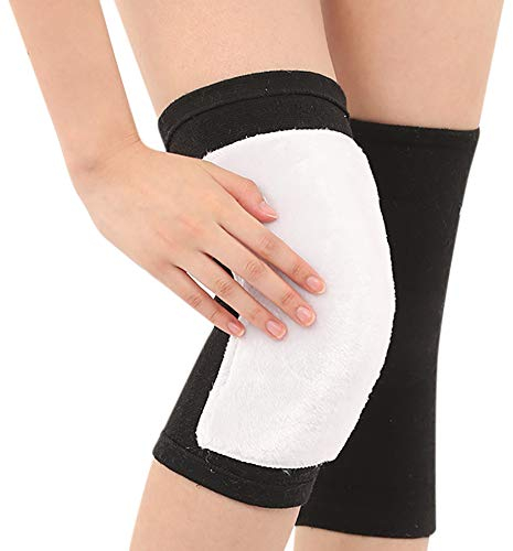 ITODA Kniewärmer Winter Knieschoner Anti Rutsch Kniebandage Thermo Knieorthese Wärmetherapie Knieschützer Elastische Beinstulpen Wärmerschutz Kniestrumpf Knieunterstützung für Freizeit Tanzen