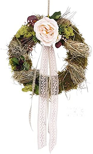 CREAFLOR HOME Türkranz Ø 30 cm Rose Creme/pink