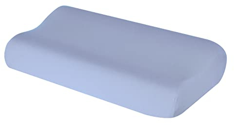 Theonoi Kissenbezug Kissenhülle für Nackenkissen Nackenstützkissen Gesundheitskissen aus Baumwolle für Größen von 35x60 bis 45x75 cm (Hellblau 102)