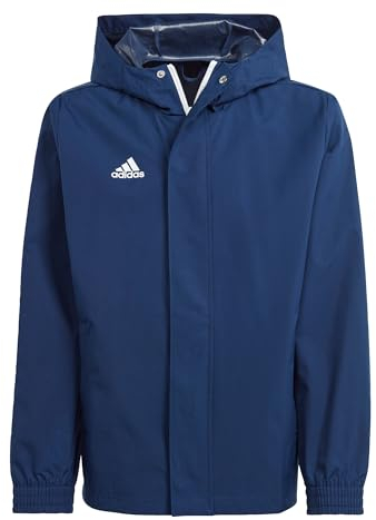 adidas Unisex Kinder Entrada 22 All-Weather Jacket, Team Navy Blue 2, 13-14 Years
