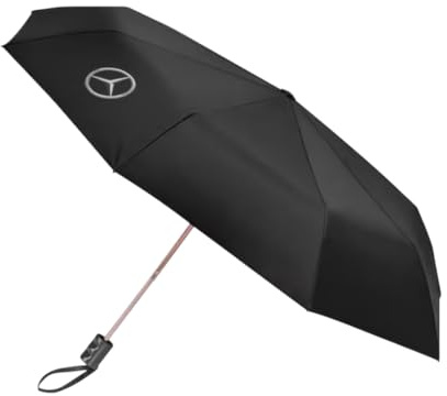 MERCEDES EQA EQB Design Faltbarer Regenschirm Schwarz 27cm