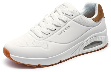 Skechers UNO-Suited On Air sneakers för män, Vit wbl, 42 EU