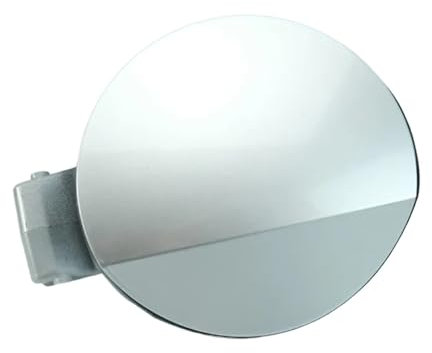 Tankdeckelschutz, MKVAXR Weiß schwarz rot Tankdeckel Tankdeckel Tankklappe, for Golf 6 MK6 5K6 809 857C 5K6809857C 5K6 809 857(Silvery)