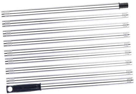 MotiveTech Perche D'Extension En Acier Inoxydable Manche pour Rouleau Tige de Peinture Poignée Amovible Installation Facile Adapté pour Atteindre Les En H, 3.6 M