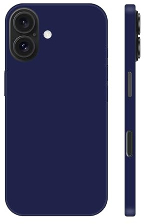 Skin Wrap for iPhone 17, Protective Film Vinyl Decal Stickers Cover for Phone Back, Camera, Frame (Dark Blue)
