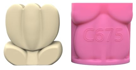 Creativo Tulipani Fiore Vasi Stampo Portapenne Silicone Calcestruzzo Gesso Fioriera Vaso Resina Epossidica Stampi Vasi di Fiori