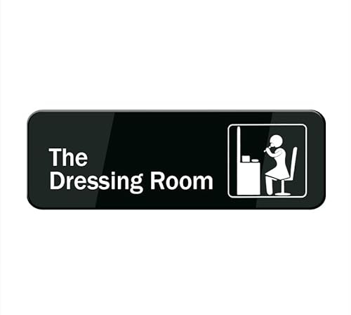The Dressing Room Sign For House Home And Office 8 X 3 Strong Self-Adhesive Acrylic Fornt Door Yard