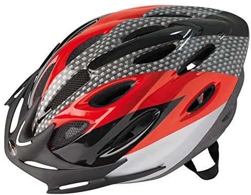 Walser Unisex – Erwachsene NXTG Fahrradhelm, Rot, 48-54 cm