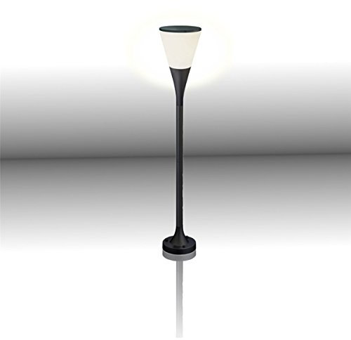 Lampenlux Aussenleuchte Elvis Gartenlampe Anthrazit Grau Poller Laterne Wegeleuchte H:100cm Ø17cm