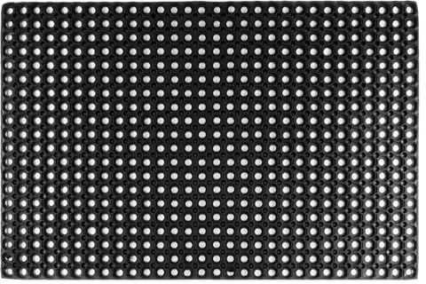 etm Ringgummimatte 100 x 150 cm - Wabenmatte - Fußmatte aus Gummi - Türvorleger, Schmutzfangmatte - idealer Rasenschutz für Spielplätze und Gärten - Rasengitter Octodoor