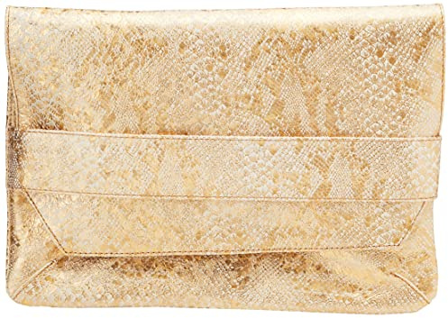 Clairefontaine Klaptasche aus Leder Celeste