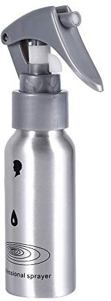 VIFER Bottiglia Spray Vuota per Parrucchieri 60ml Flacone Spray per Parrucchiere Bottiglia in Metallo Spray Bottle Spruzzino Capelli Riutilizzabile per Parrucchieri Giardino Casa
