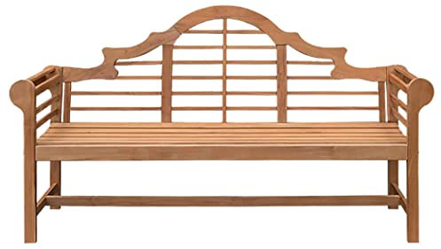 Cambridge vardaglig Lutyens trädgårdsbänk, 15 fot, naturlig teak