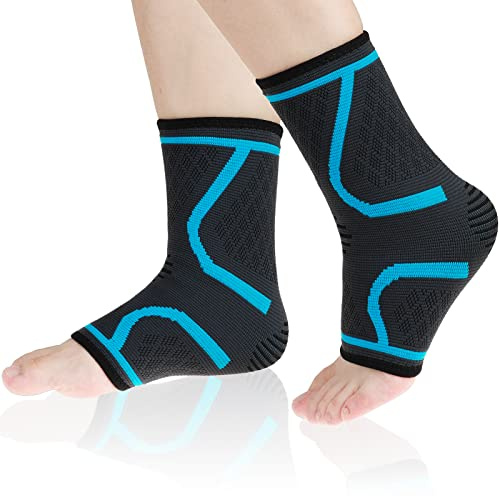 Molsdon Knöchelbandage, 1 Paar, Plantarfasziitis-Socken, Kompressionssocken für Sport, Arthritis, Schmerzlinderung, verstauchte Knöchelstützen für Damen und Herren