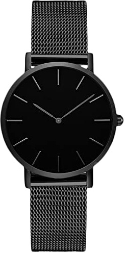 RORIOS Damen Uhren Wasserdicht Analog Quarz Armbanduhr mit Mesh Edelstahlarmband Ultradünne Minimalism Damen für Frauen Mädchen