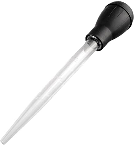 Turkey Baster Barbecue Rubber Head Plastic Pipette Meat Baster Syringe BBQ Drip Tube Black