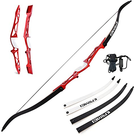 surfwolf Bogenschießen Recurvebogen 66 68 70 Wettkampf Recurve Bogen 12-40 lbs Takedown Recurvebogen Jagdbogen