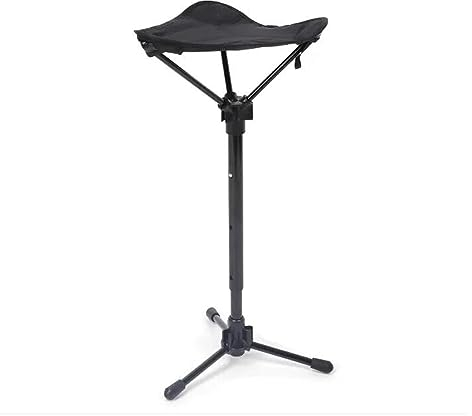 Vnook Outdoor-Teleskophocker, tragbarer Sitz, Angeln, Teleskopstuhl, Hocker, Leichter Klappstuhl, Camping und Angeln, zusammenklappbar, höhenverstellbar