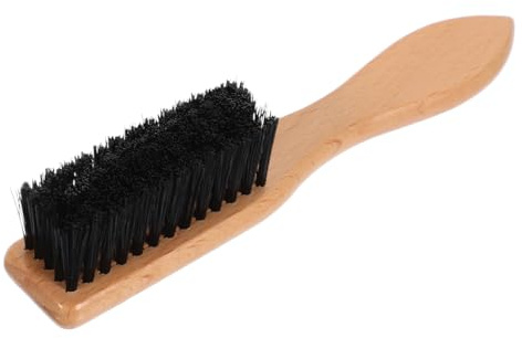 minkissy Bartbürste mit Buchenholzgriff, Wildschweinborsten, Schnurrbartbürste, Bartbürste, Haarrasierbürste, Bartbürste, Bartbürste, Herren, Bartkamm, Holzbürste, Balsam, Bambus, Herrenmode, 3 Stück